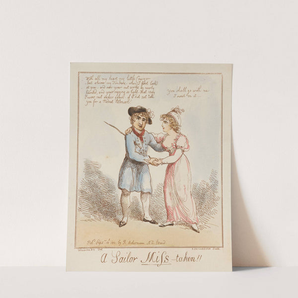 A sailor miss-taken!!. (1801) by Thomas Rowlandson