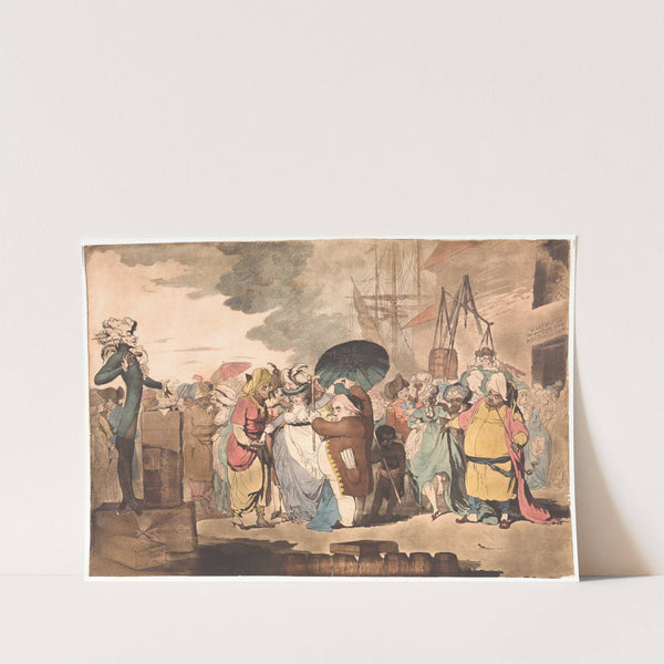 A sale of English beauties in the East Indies (1786) by James Gillray