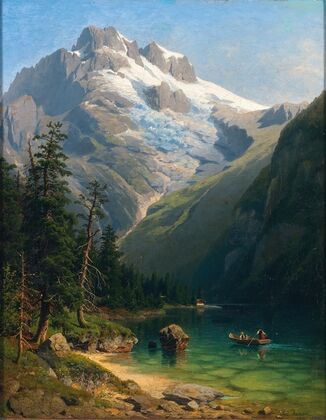 A Scene in the Salzkammergut