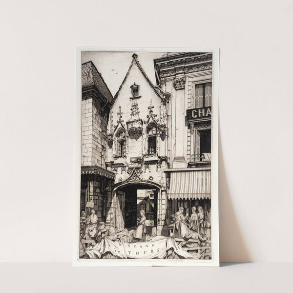 A Scene in Tours by Frederick G. Hall