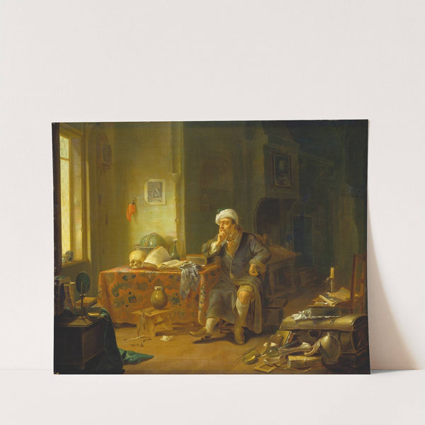 A Scholar in his Study by Justus Juncker