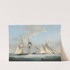A Schooner Yacht Of The Royal Western Yacht Club Off Teignmouth by Nicholas Matthew Condy