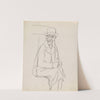 A Scowling Man on a Train by Michael Healy