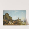 A Sea Port In The Levant, Morning (1784) by Philip James de Loutherbourg
