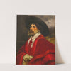 A seated Cavalier by Ferdinand Roybet