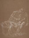 A Seated Couple, Embracing
