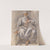 A Seated Prophet, Holding A Book by Giuseppe Cesari