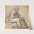 A seated woman facing right by Abraham Bloemaert