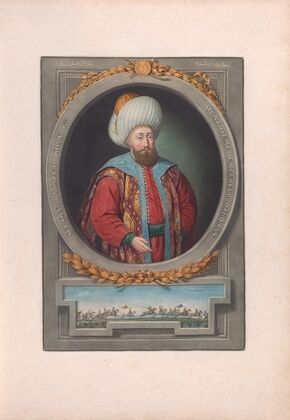 A series of portraits of the emperors of Turkey Pl.10