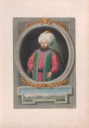 A series of portraits of the emperors of Turkey Pl.11