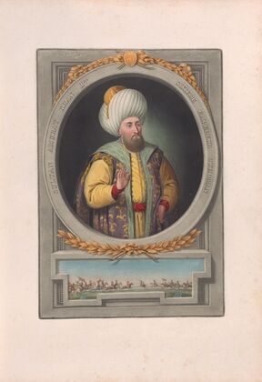 A series of portraits of the emperors of Turkey Pl.12