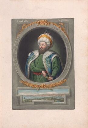A series of portraits of the emperors of Turkey Pl.13
