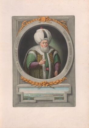 A series of portraits of the emperors of Turkey Pl.14