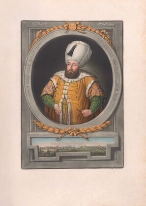 A series of portraits of the emperors of Turkey Pl.19