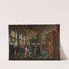 A Seven-Part Decorative Sequence; An Interior by Dirck Van Delen