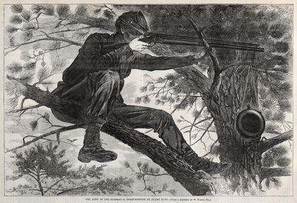 A Sharpshooter on Picket Duty (1860s)