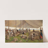 A sheep shearing match by Eyre Crowe