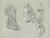 A sheet of figure studies