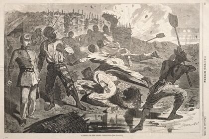 A Shell in the Rebel Trenches (1863)