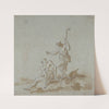 A Shepherd Addressing a Seated Male Nude by Alessandro Magnasco