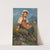 A Shepherd Girl Before A Coastal Landscape, by Ernst Payer