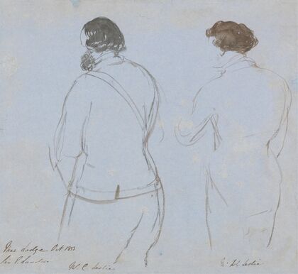 A Shooting Party; Mr. C. Leslie and Mr. John Leslie (1833)