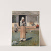 A Sick Chicken by Winslow Homer