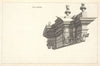 A side-view of the composite cornice, in perspective.