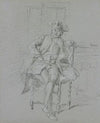 A sitting cavalier