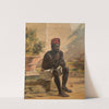 A Sitting Nubian, Rome by Martinus Rørbye