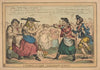 A sketch of the row in Parliament Street. (1829)
