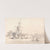 A Small Sailing Ship Drawn Up on the Shore Below Some Fortified Buildings by William Alexander
