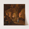 A Sorceress In A Wood Surrounded By Devils by Jan Jansz. Van Buesem