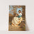 A Spanish Girl with Fan on a Park Bench by Julius Victor Berger