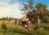 A springtime landscape