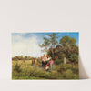 A springtime landscape by Eduard Leonhardi