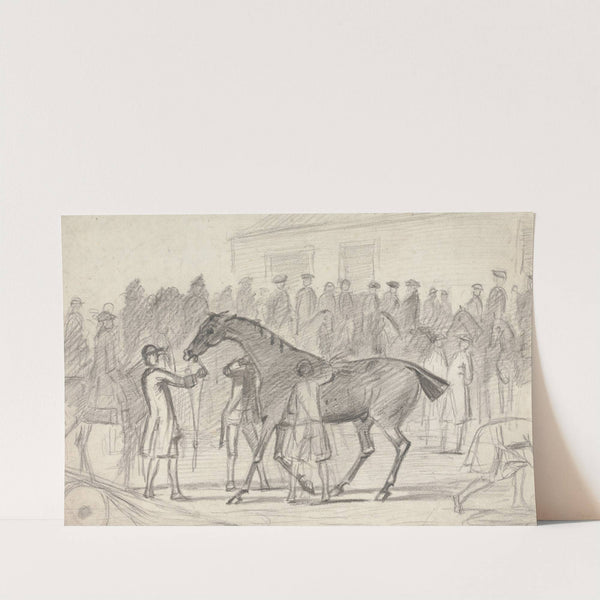 A Stable Boy rubbing down a Racehorse by Sawrey Gilpin