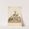 A Stag and Four Hinds on a Grassy Knoll (with Base) (after 1770) by Giovanni Domenico Tiepolo