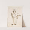 A Standing Oriental Holding a Rod (1753-1762) by Giovanni Battista Tiepolo