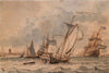 A States Yacht and other Shipping off the Dutch Coast (1696)