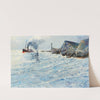 A steamboat in a landscape with lighthouse by Leontine von Littrow