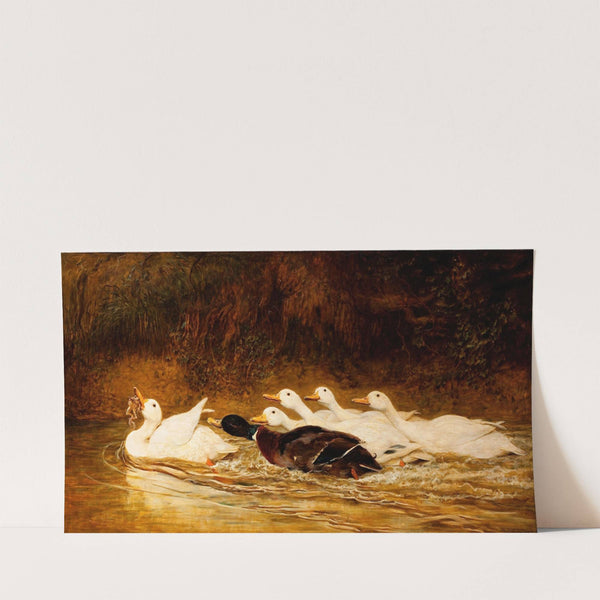 A Stern Chase is a Long Chase (1876) by Briton Riviere