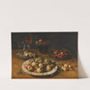A Still Life Of Apples And Grapes In A Blue-And-White Porcelain Bowl, by Osias Beert the Elder