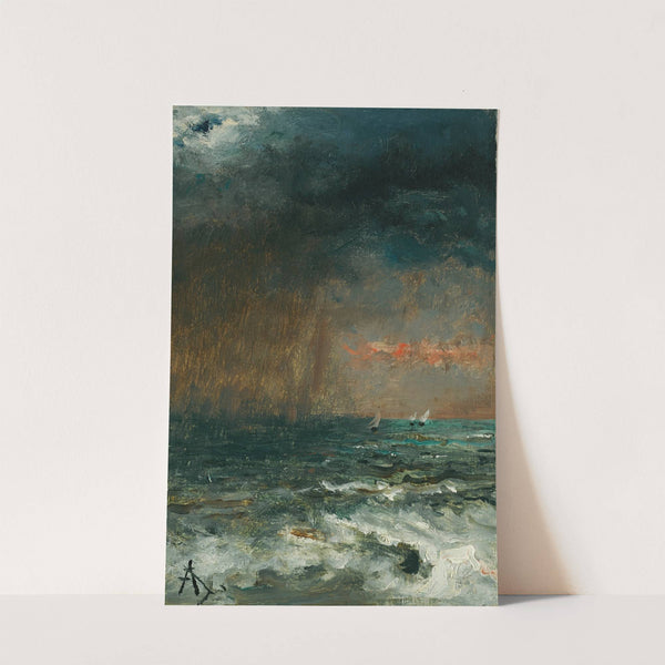 A Storm At Sea by Alfred Stevens