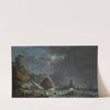 A Storm Off A Rocky Coast by Carlo Bonavia