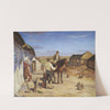 A Stranger Asking his Way at a Farm on the Moors (1876 - 1877) by Hans Smidth