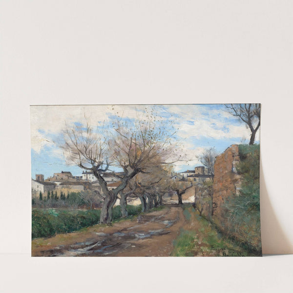 A Street in Fréjus by Axel Lindman