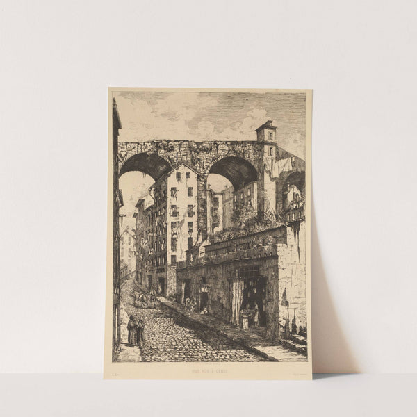 A Street in Genoa (Une rue à Gênes) (1878) by Gabrielle-Marie Niel