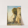 A street in Martigues by Félix Ziem