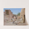 A Street In The Oasis Of Chetma by Maurice Bompard